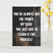 Abschluss-/Glückwunsch-Gruß-Karte Karte (Gelbe Blume)