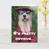 Abschluss-Glückwunsch-Karte Karte (Gelbe Blume)