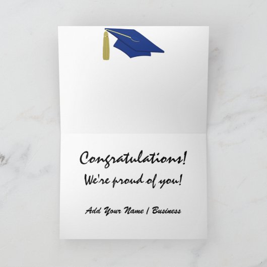 Abschluss-Glückwunsch-Karte - SRF Karte (Innenseite)