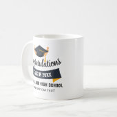 Abschluss Glückwunsch Klasse der 20XX Schule Custo Kaffeetasse (Vorderseite Links)