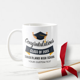 Abschluss Glückwunsch Klasse der 20XX Schule Custo Kaffeetasse