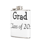 Abschluss-Glückwunsch-Klasse von 20xx Namenstext h Flachmann (Links)