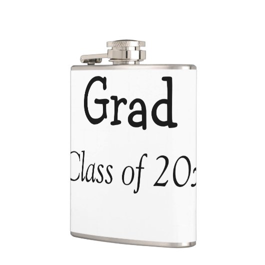 Abschluss-Glückwunsch-Klasse von 20xx Namenstext h Flachmann (Links)