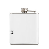 Abschluss-Glückwunsch-Klasse von 20xx Namenstext h Flachmann (Rückseite)