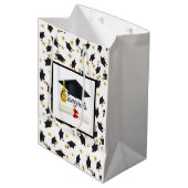 Abschluss Glückwunsch Mittlere Geschenktüte (Vorderseite Schrägansicht)