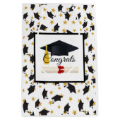 Abschluss Glückwunsch Mittlere Geschenktüte (Vorderseite)