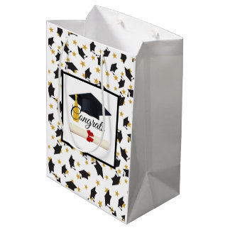 Abschluss Glückwunsch Mittlere Geschenktüte