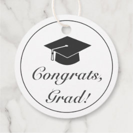 Abschluss Glückwunsch Modernes Minimalistisches Sc Geschenkanhänger