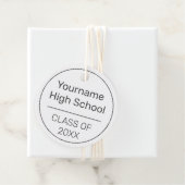 Abschluss Glückwunsch Modernes Minimalistisches Sc Geschenkanhänger (Beispiel)