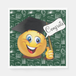 Abschluss Glückwunsch Paper Napkin Serviette