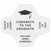 Abschluss Glückwunsch Personalisiert Fußball (Flach)