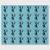 Abschluss - Glückwunsch - Personalisiertes Geschen Geschenkpapier (Flach)