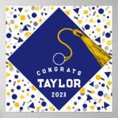 Abschluss Glückwunsch Poster (Vorne)