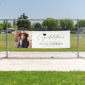 Abschluss Glückwünsche an einfaches modernes Foto Banner (Insitu)