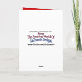 Abschluss-Glückwünsche Karte (Rückseite)