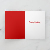 Abschluss-Glückwünsche Karte (Innenseite)