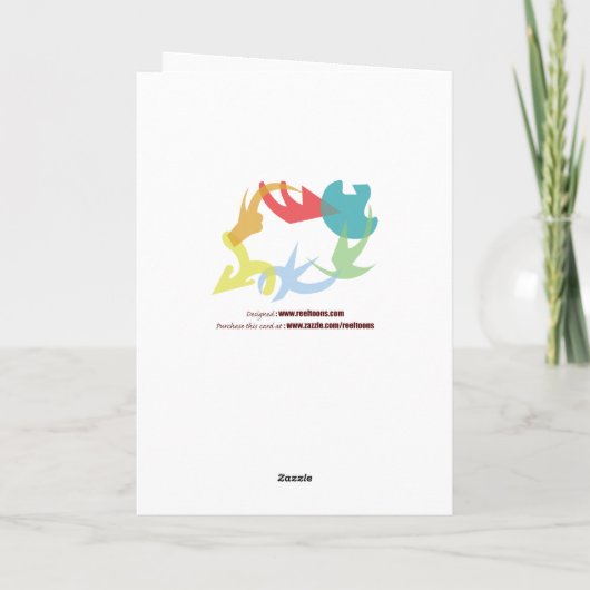 Abschluss: Glückwünsche Karte (Rückseite)