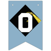 Abschluss Glückwünsche Wimpelkette (Zweite Fahne)