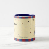 Abschluss - Glückwünsche Zweifarbige Tasse (Mittel)