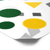 Abschluss Glückwunschs Poster (Ecke)