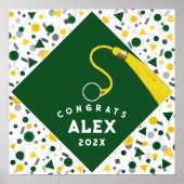 Abschluss Glückwunschs Poster (Vorne)