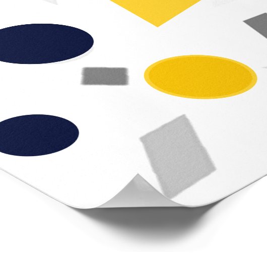 Abschluss Glückwunschs Poster (Ecke)