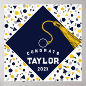 Abschluss Glückwunschs Poster (Vorne)