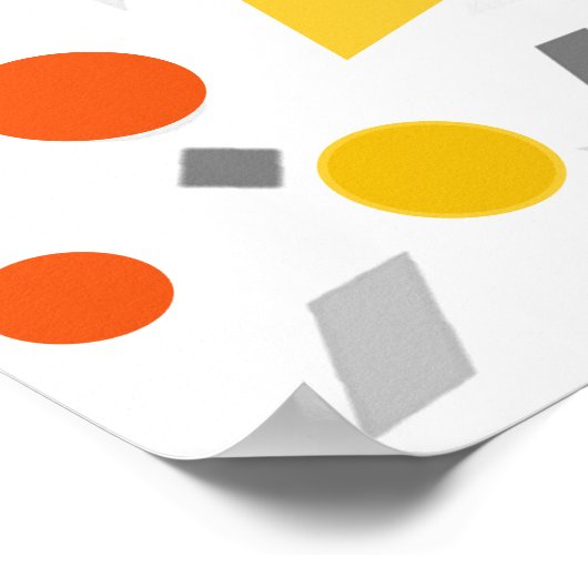 Abschluss Glückwunschs Poster (Ecke)