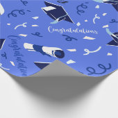 Abschluss Glückwunschschreiben Geschenkpapier (Ecke)
