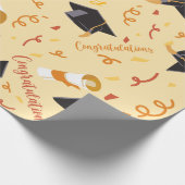 Abschluss Glückwunschschreiben Geschenkpapier (Ecke)