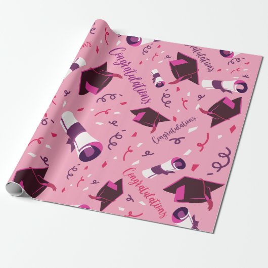 Abschluss Glückwunschschreiben Geschenkpapier (Ungerollt)