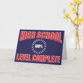 Abschluss Glückwunschstufe Vollständig Karte (Gelbe Blume)