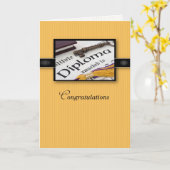 Abschluss Gold Black Karte (Gelbe Blume)