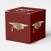 Abschluss Gold Cap Grad Party Guest Fevor Box Geschenkschachtel (Vorderseite)