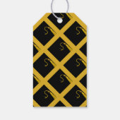 Abschluss Gold Geschenketiketten Geschenkanhänger (Rückseite)