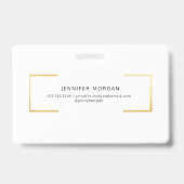 Abschluss Gold Imitats Locarno Ausweis (Back)