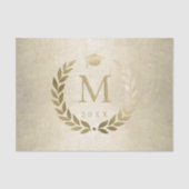 Abschluss Gold Laurel Wreath Class 2023 Seidenpapier (Vorderseite)