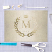 Abschluss Gold Laurel Wreath Class 2023 Seidenpapier (Handwerk)