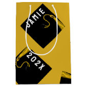 Abschluss Gold Mittlere Geschenktüte (Vorderseite)