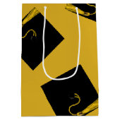 Abschluss Gold Mittlere Geschenktüte (Rückseite)