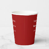 Abschluss Gold Scales of Justice Red Pappbecher (Rechts)