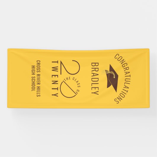 Abschluss Gold Stylist Class Year Banner (Horizontal)