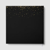 Abschluss Gold und Schwarz Gästebuch (Rückseite)