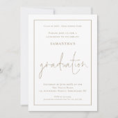 Abschluss Goldbrasse Luncheon Einladung (Vorderseite)