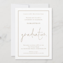 Abschluss Goldbrasse Luncheon Einladung