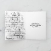 Abschluss Golden Retriever T - Shirt Karte (Innenseite)