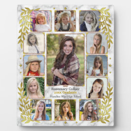 Abschluss | Goldmarmor Fotoplatte