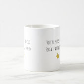 Abschluss-Goldstern Gratulation Kaffeetasse (Mittel)