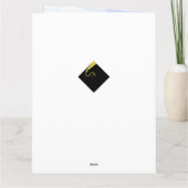 Abschluss Golf Themed Karte (Rückseite)