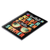 Abschluss Goodbye Kindergarten Hallo Sommer Notizblock (Linke Seite)